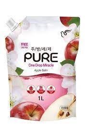 PIGEON Средство для мытья посуды Pure Apple Balm Яблоко концентрированное, 1000 мл