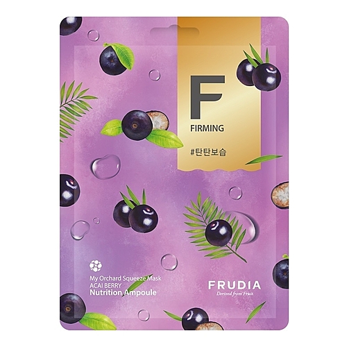 Frudia Маска для лица с ягодами асаи - Frudia my orchard squeeze mask acai berry, 20мл