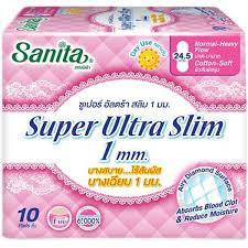 Sanita Прокладки женские мягкие ультратонкие гигиенические - super ultra slim 1mm, 10шт