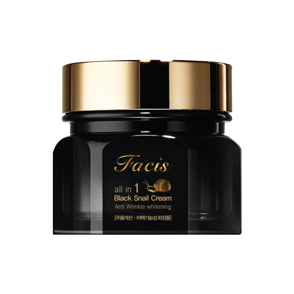 Facis Крем для лица МУЦИН УЛИТКИ All-In-One Black Snail Cream, 100 мл