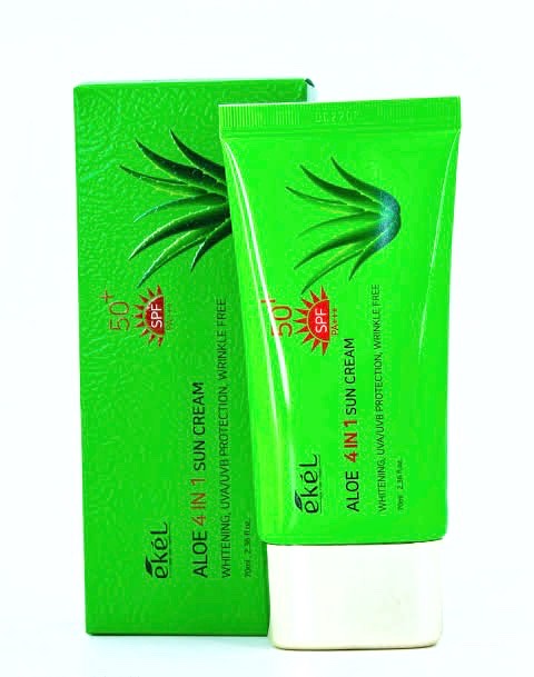 Ekel Aloe 4in1 Sun Cream Крем солнезащитный 4в1 с экстрактом алоэ