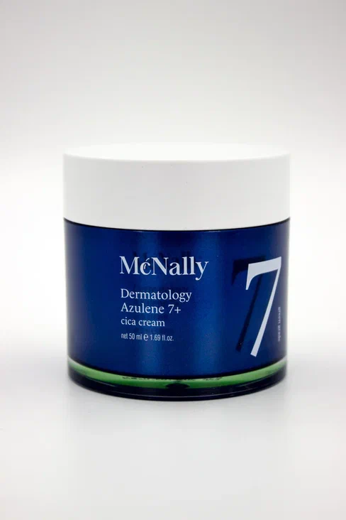 MCNALLY Крем для лица с азуленом и центеллой DERMATOLOGY AZULENE 7+ CICA CREAM, 50 мл