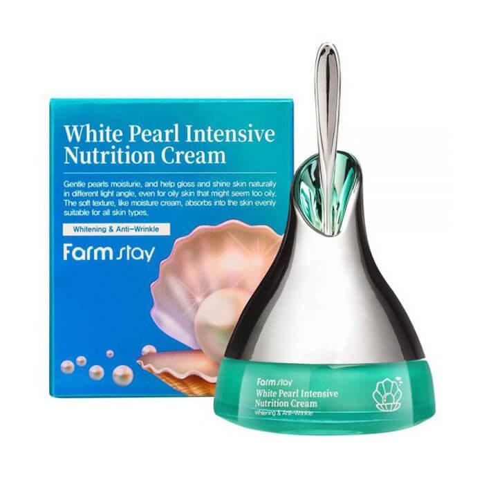 Farmstay Интенсивный питательный крем с жемчугом White Pearl Intensive Nutrition Cream, 50 мл