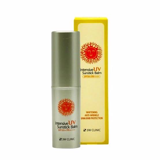 3W Clinic Крем-бальзам интенсивный солнцезащитный SPF50+ PA++++ - Intensive uv sunstick balm, 10г