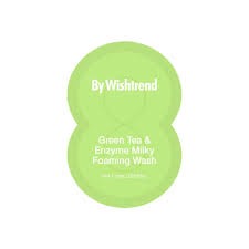 By Wishtrend Пенка энзимная с зелёным чаем - Green tea & enzyme milky foaming wash, 1,5мл (пробник)