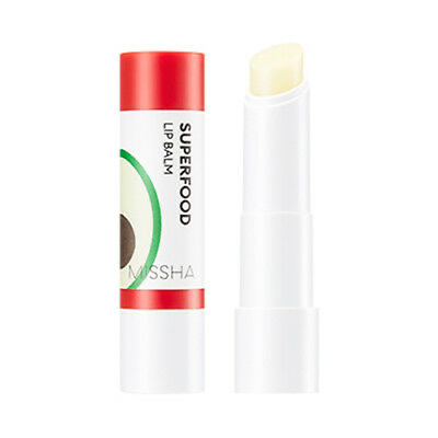 Missha Бальзам для губ авокадо Super food avocado lip balm,3,2г