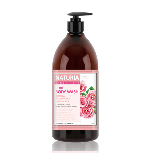 NATURIA Гель для душа РОЗА/РОЗМАРИН PURE BODY WASH (Rose & Rosemary)