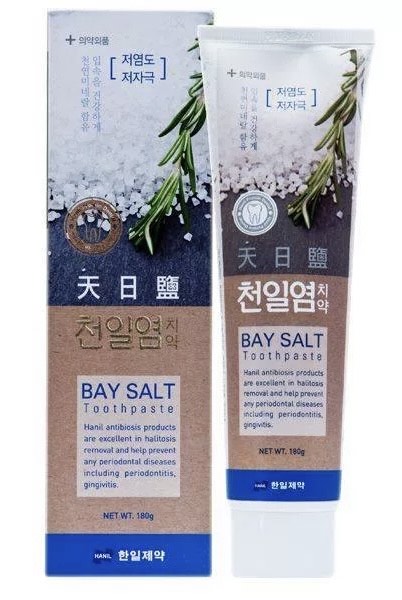 HANIL CHEMICAL Зубная паста с морской солью (отбеливание и укрепление зубной эмали)