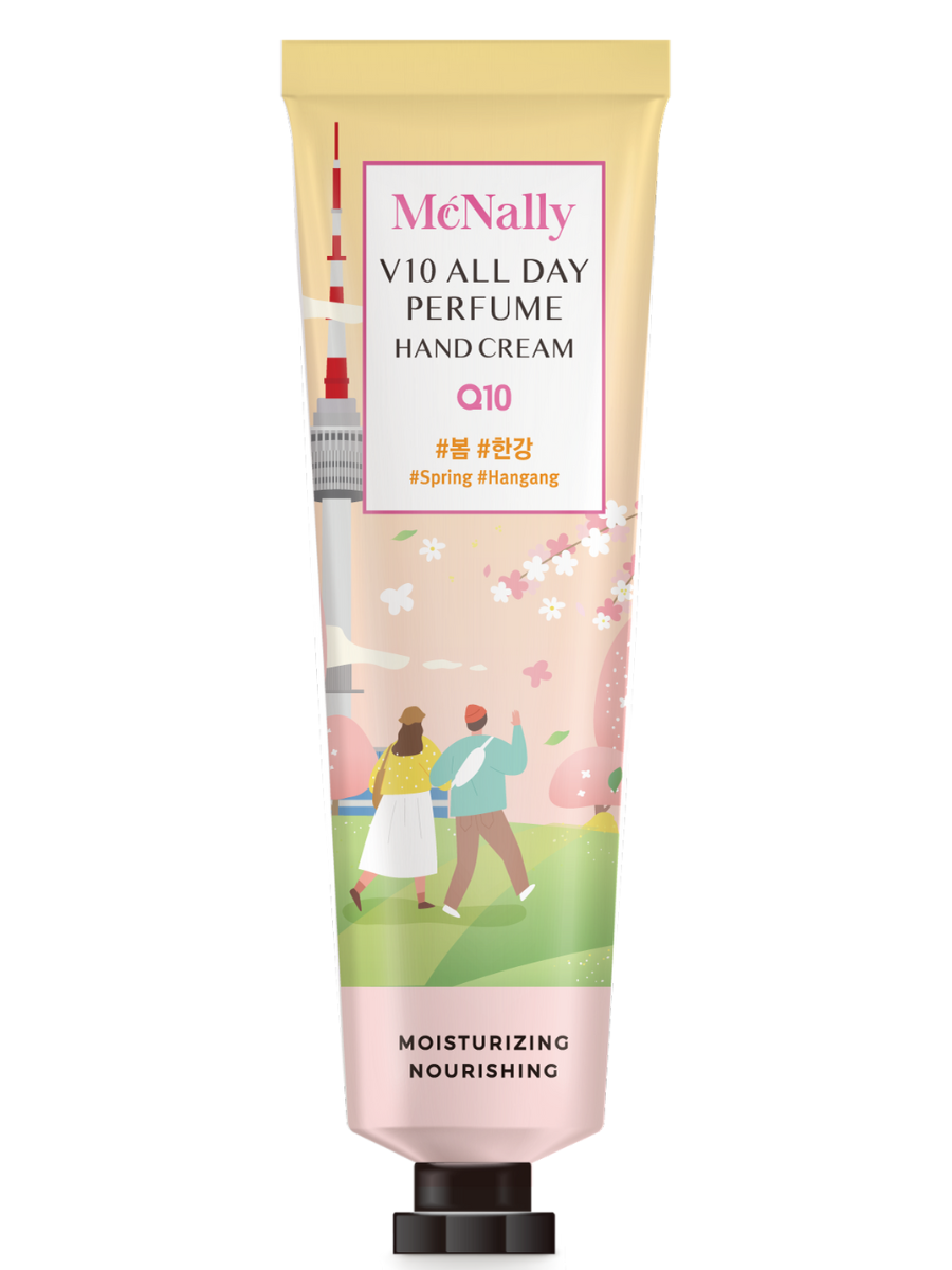 McNally Крем парфюмированный для рук с Q10 Hand Cream V10 All Day Perfume Q10, 30 мл