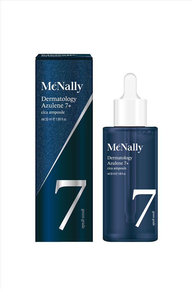 MCNALLY Сыворотка для лица с азуленом DERMATOLOGY AZULENE 7+ CICA AMPOULE, 50 мл