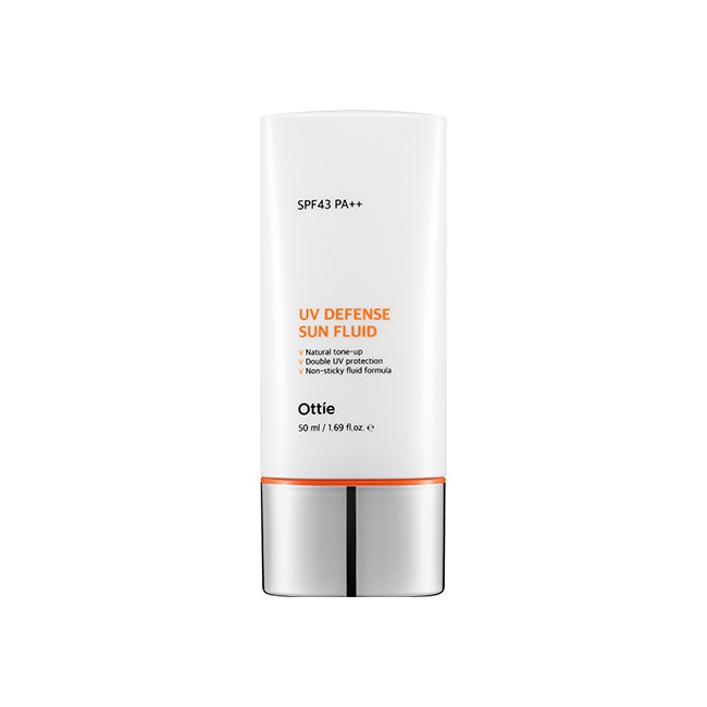 Ottie Cолнцезащитный крем для лица и тела UV Defense Sun Fluid SPF43/PA++ ,50 мл