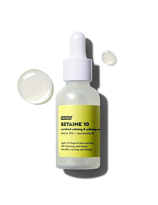 FRANKLY Успокаивающая сыворотка с бетаином Betaine 10 Calming&Softening, 30 мл