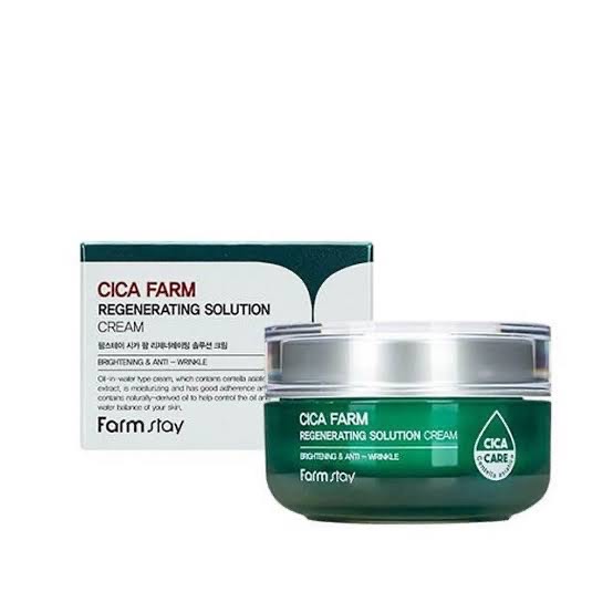 FarmStay Крем для лица с центелой Cica Farm Regenerating Solution Cream