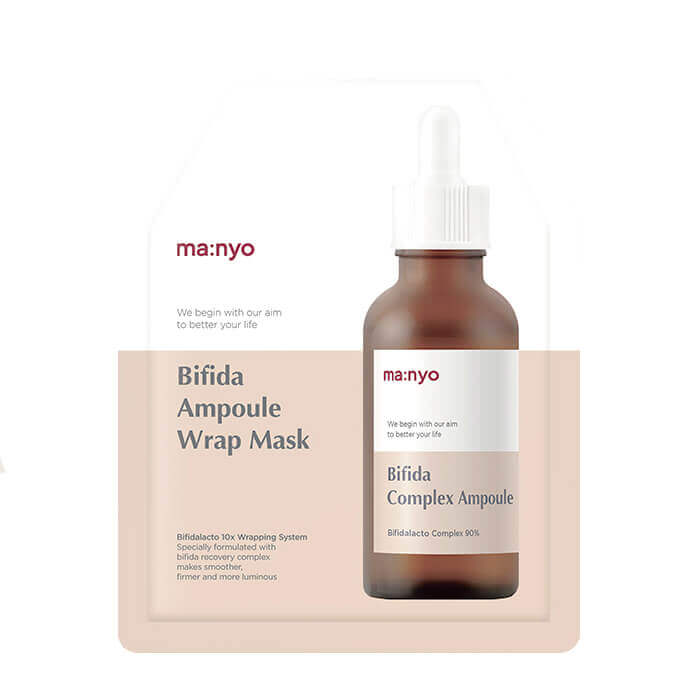 MANYO FACTORY Маска гидрогелевая с бифидобактериями Bifida Ampoule Wrap Mask, 35мл