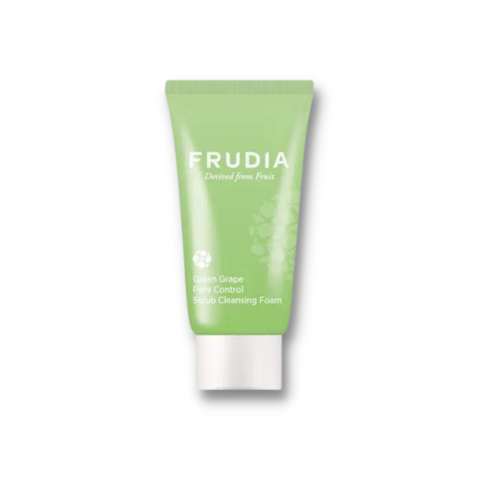 Frudia Пенка-скраб себорегулирующая миниатюра - Green grape pore control scrub cleansing foam, 30мл