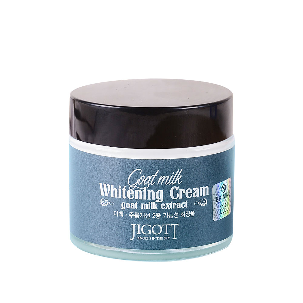 JIGOTT Крем для лица ОСВЕТЛЕНИЕ/КОЗЬЕ МОЛОКО GOAT MILK Whitening Cream, 70 мл