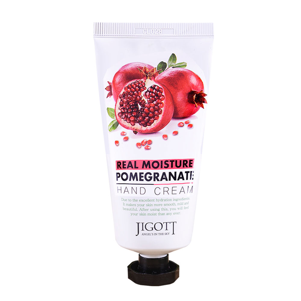 JIGOTT Крем для рук с экстрактом граната - Real moisture pomegranate hand cream, 100мл