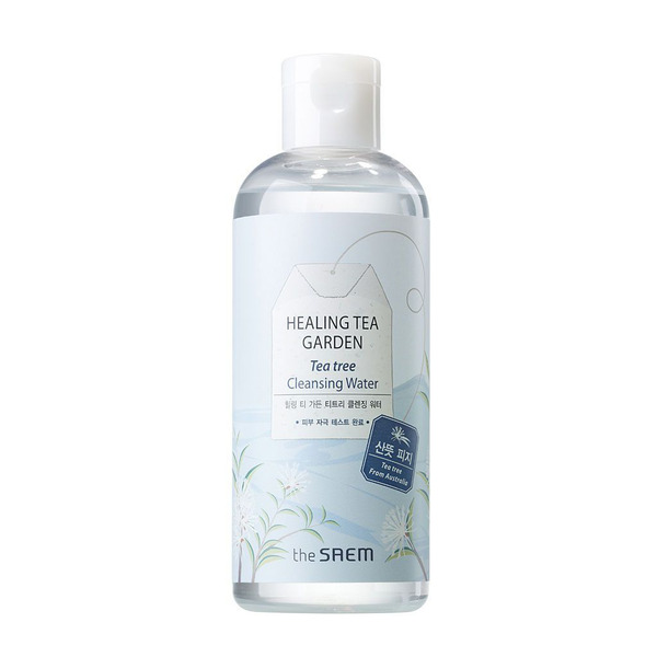 THE SAEM Вода очищающая увлажняющая с экстрактом чайного дерева Healing Tea Garden Tea Tree Cleansing Water, 300 мл