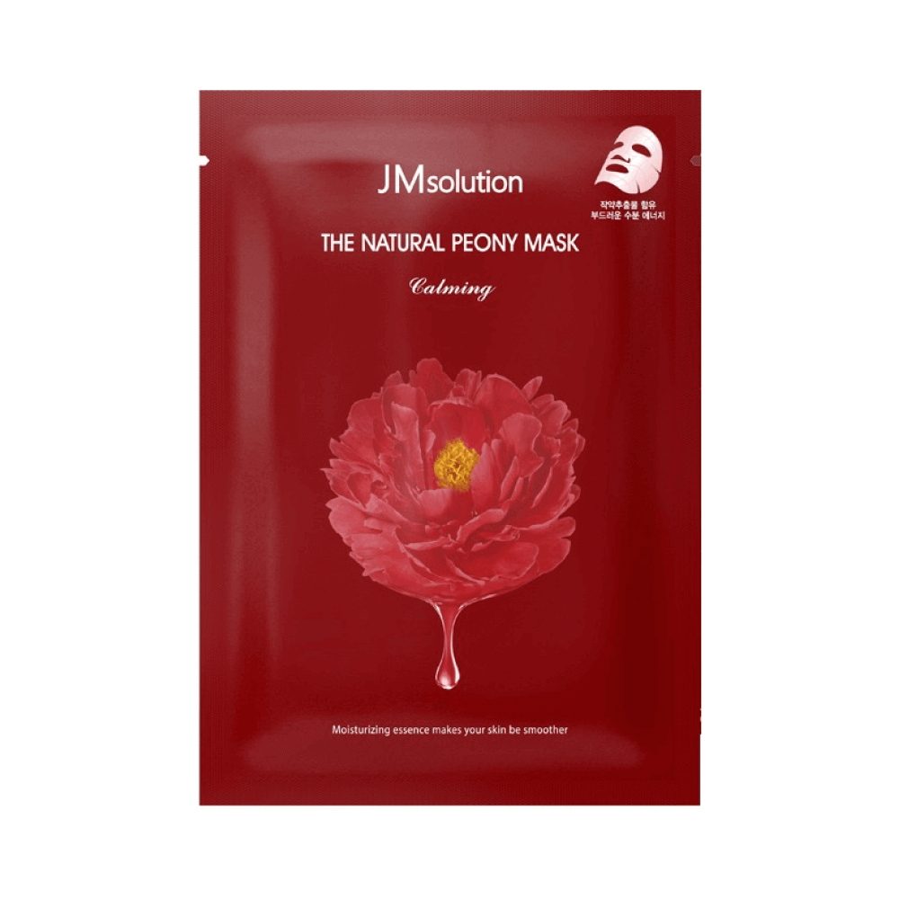 JMSolution Маска тканевая с экстрактом пиона The Natural Peony Mask Calming, 30 мл