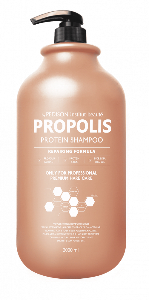 Pedison Шампунь для волос ПРОПОЛИС Institut-Beaute Propolis Protein Shampoo, 2000 мл