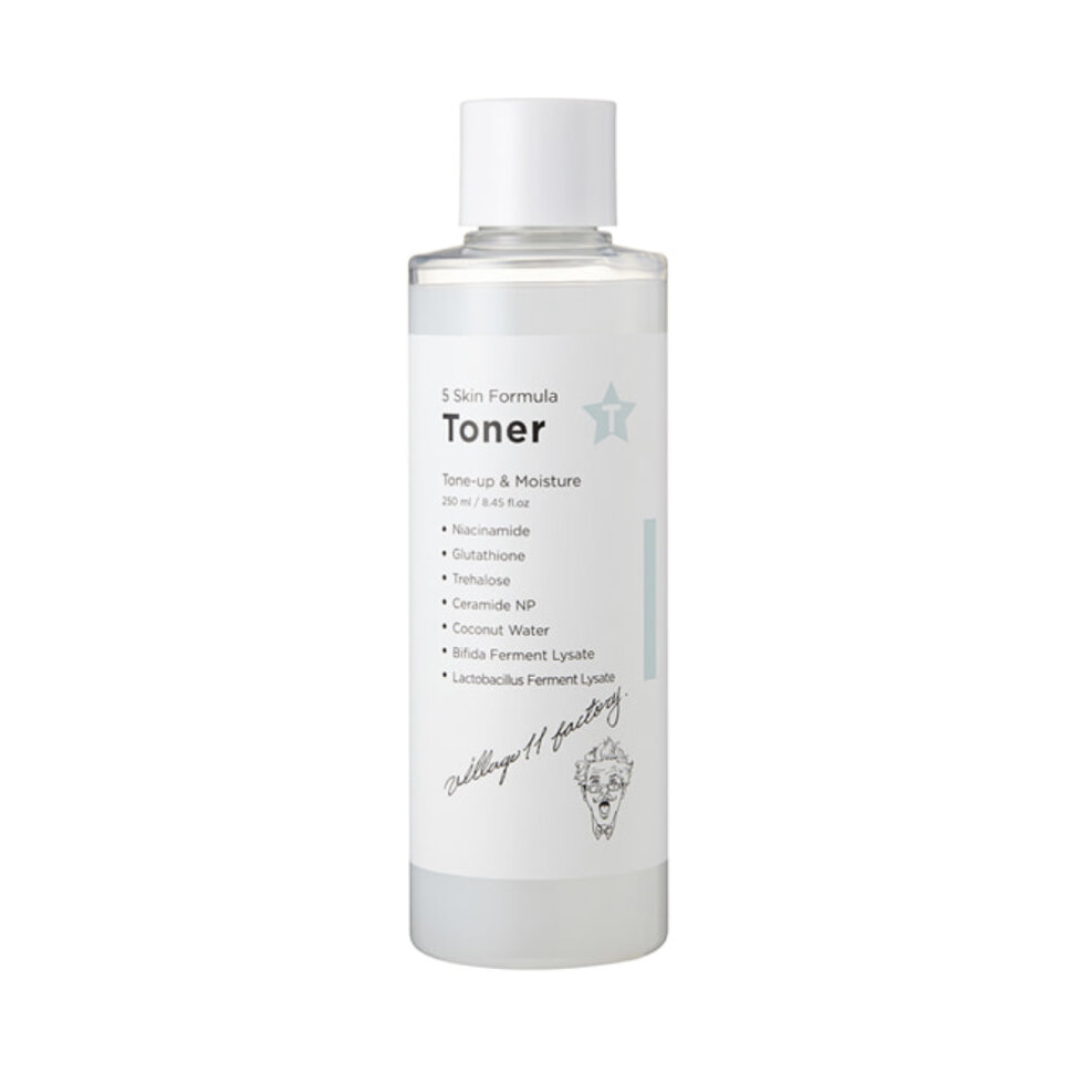 Village 11 Factory Тонер для выравнивания тона и яркости кожи T Skin Formula Toner