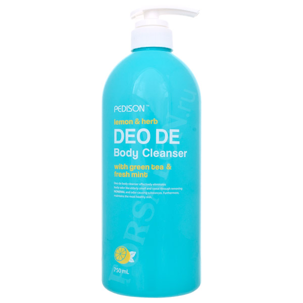 Pedison Гель для душа ЛИМОН/МЯТА DEO DE Body Cleanser, 750 мл