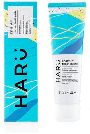 TRIMAY Зубная паста универсальная с фукоиданом и древесным углем Haru Biometic Tooth Paste