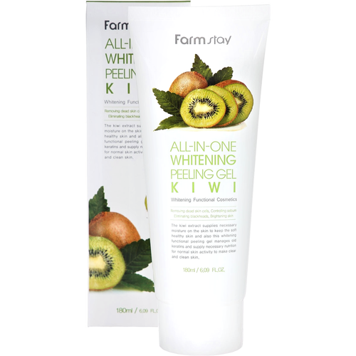 FarmStay Гель-пилинг с экстрактом киви - All-In-one whitening peeling gel kiwi, 180мл