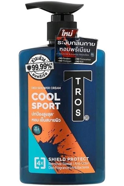 TROS Гель для душа апельсин Deo Shower Gel Cool Sport 450мл