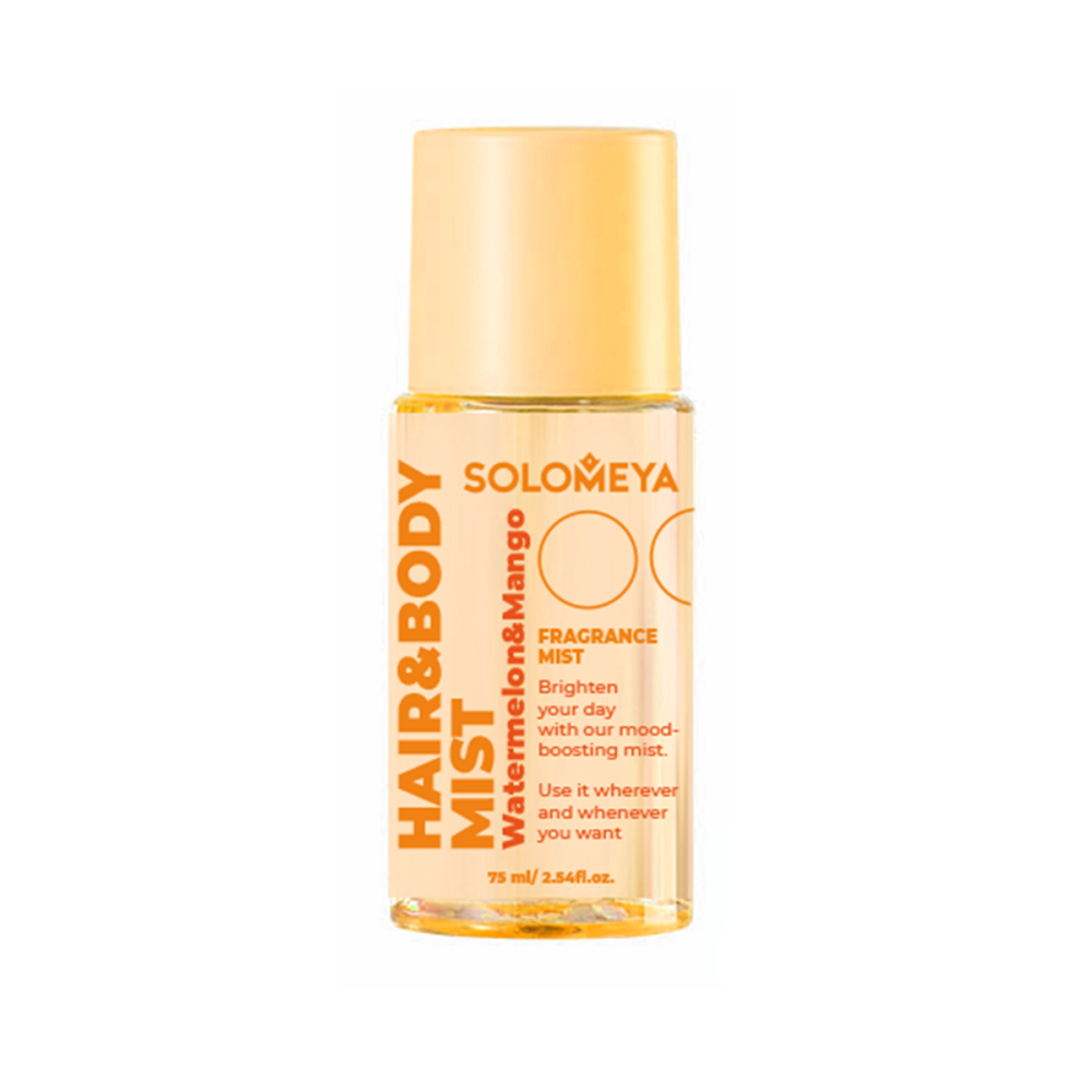 SOLOMEYA Мист для волос и тела парфюмированный Hair&Body Fragrance Mist, 75 мл