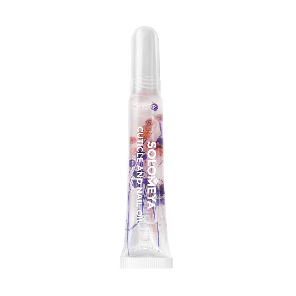 SOLOMEYA Масло для кутикулы и ногтей с цветами ВЕСЕННИЙ БУКЕТ Cuticle And Nail Oil With Flowers Spring Bouquet, 10 мл