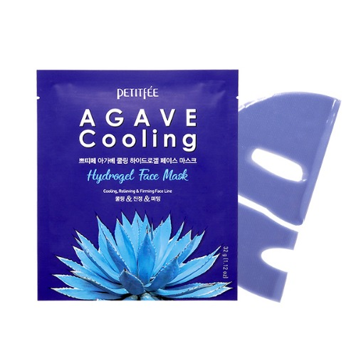 PETITFEE Гидрогелевая маска для лица АГАВА Agave Cooling Hydrogel Face Mask