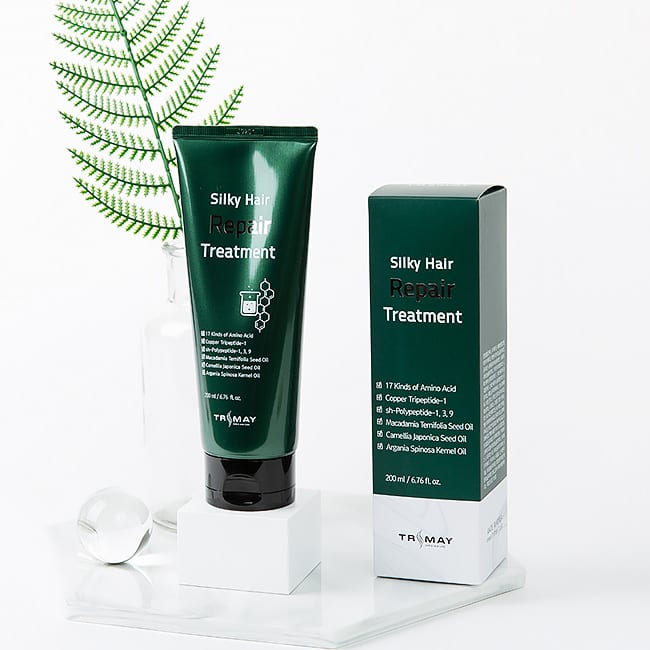 Trimay Безсульфатный восстанавливающий бальзам для волос Silky Hair Repair Treatment p.h 5.5