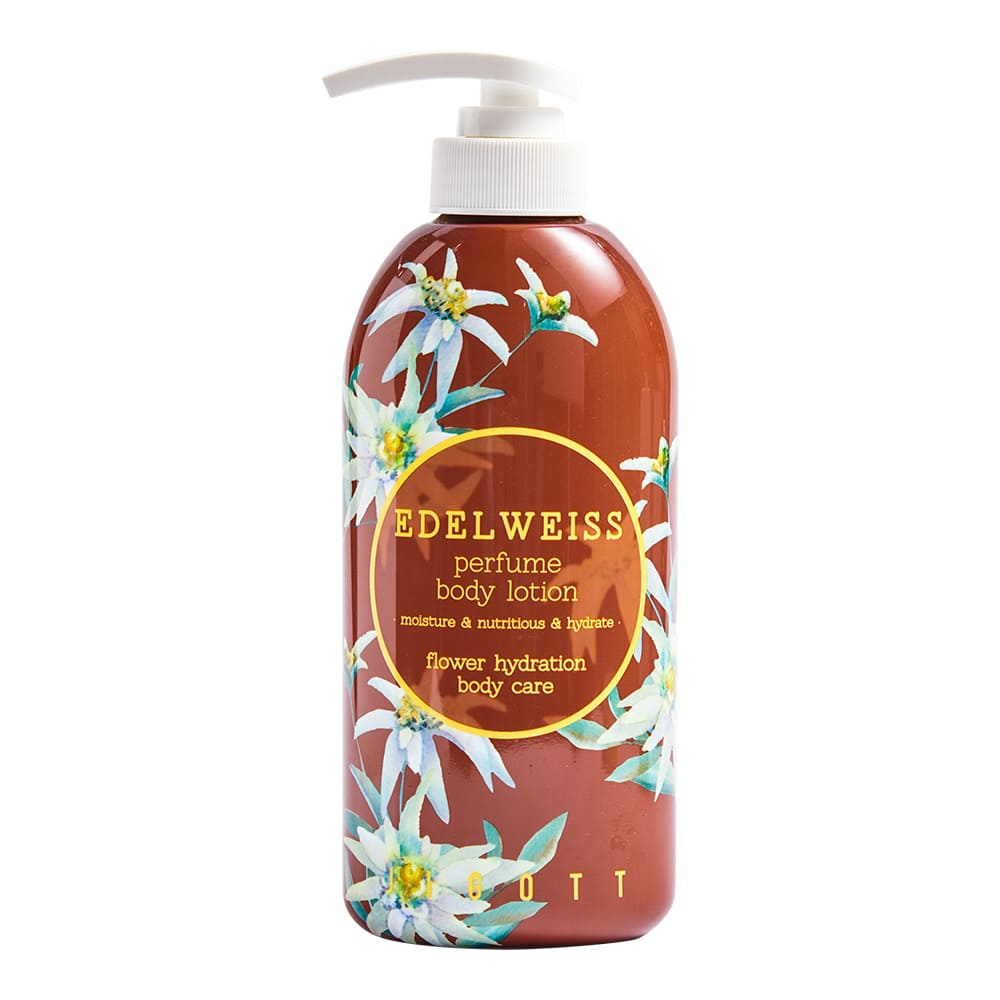 JIGOTT Лосьон для тела ПАРФЮМИРОВАННЫЙ/ЭДЕЛЬВЕЙС EDELWEISS PERFUME BODY LOTION, 500 мл