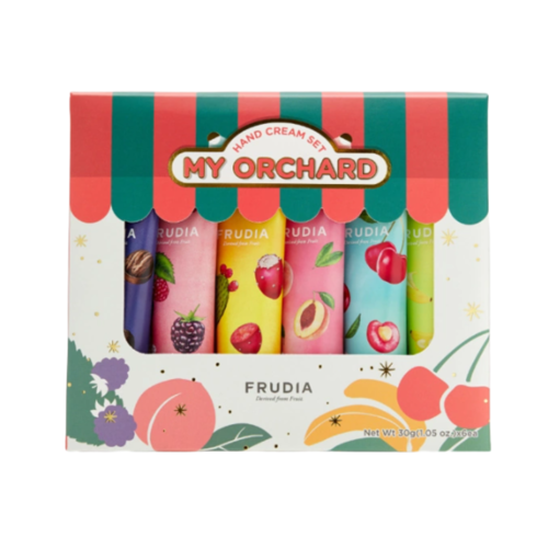 Frudia Набор кремов для рук «Фруктовая ярмарка» - My orchard hand cream set fruits market, 6*30мл