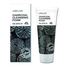 LEBELAGE Пенка для умывания ДРЕВЕСНЫЙ УГОЛЬ Charcoal Cleansing Foam, 100 мл