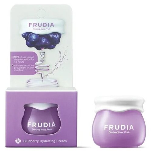 Frudia Крем для лица увлажняющий с черникой (маленький) - Blueberry hydrating cream, 10г