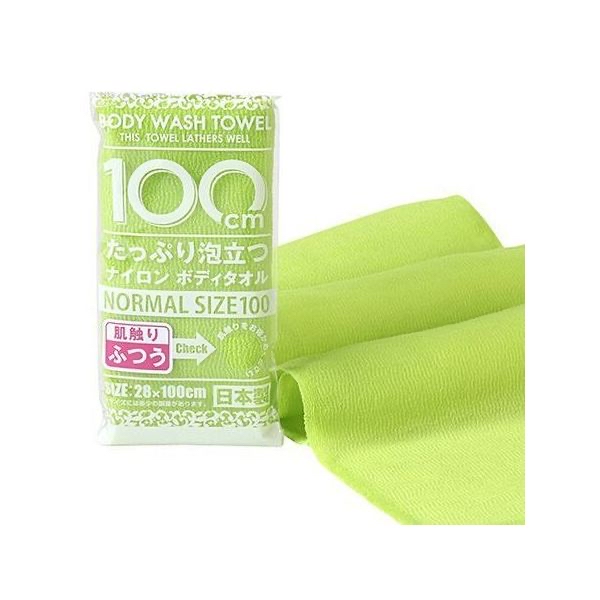 Yokozuna Мочалка для тела средней жесткости, 28Х100см - Shower long body towel, 1шт