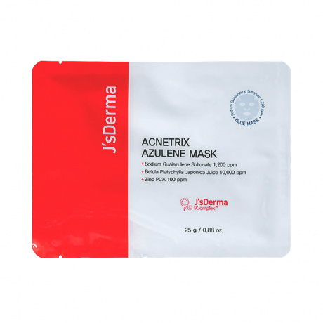 JsDerma Acnetrix Azulene mask Успокаивающая маска с азуленом