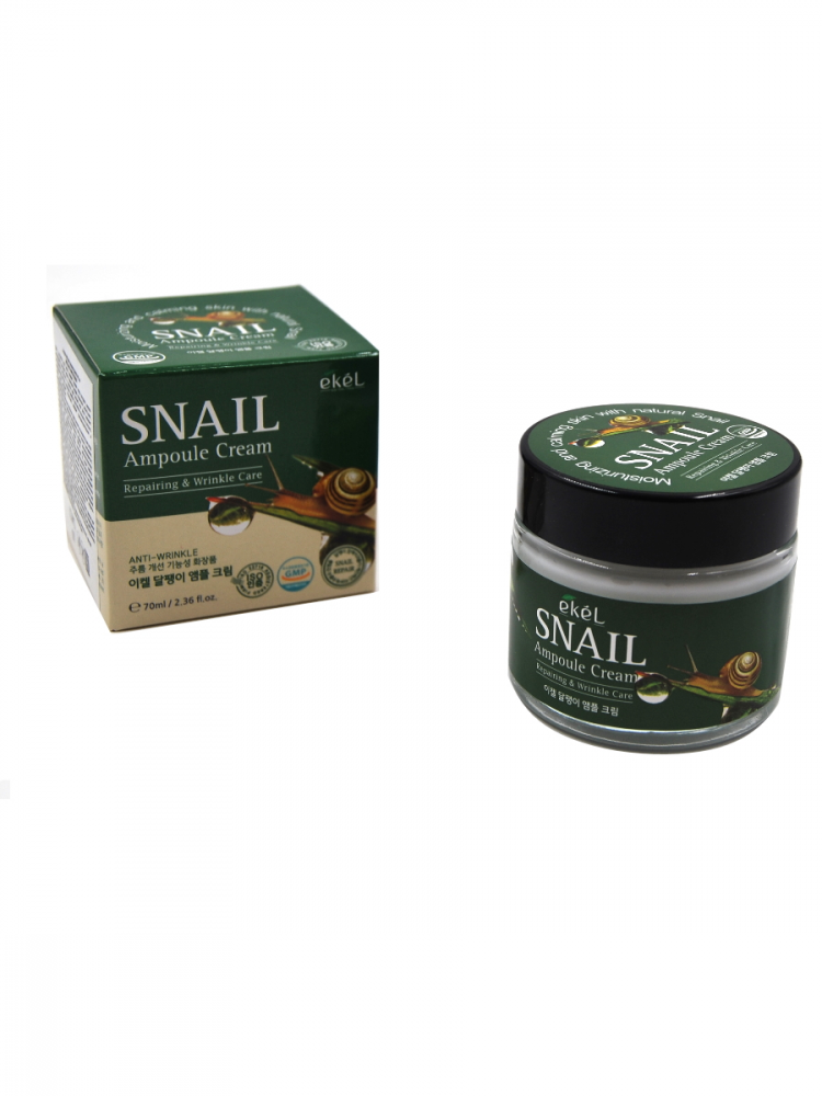 Ekel Крем для лица ампульный с улиточным муцином Snail Ampule Cream