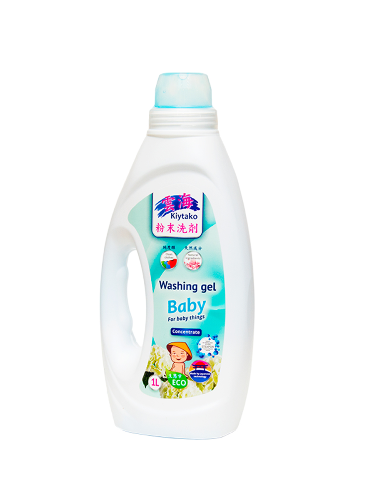 KIYTAKO Средство жидкое для стирки детского белья - Baby & Sensitive washing gel, 1000 мл