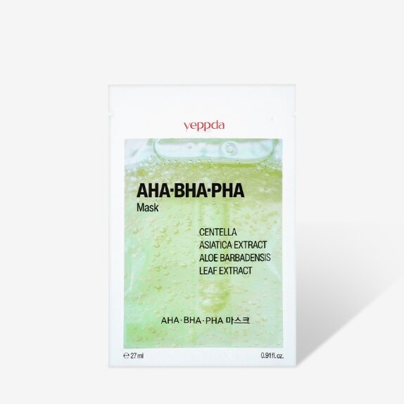 Yeppda МАСКА-САЛФЕТКА С AHA-BHA-PHA КИСЛОТАМИ