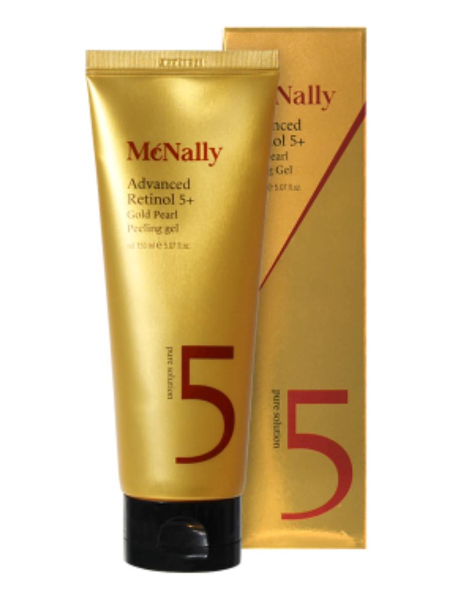 MCNALLY Пилинг-гель с ретинолом и жемчугом ADVANCED RETINOL 5+GOLD PEARL PEELING GEL, 150 мл