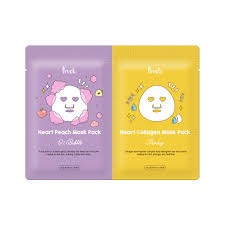 PRETTI Dual Mask 2 sheets O2 Bubble, Firmng. Маска-дуэт для комплексного ухода за кожей