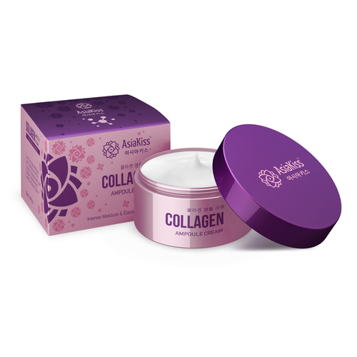 AsiaKiss Крем ампульный для лица с коллагеном - Collagen ampoule cream, 50мл