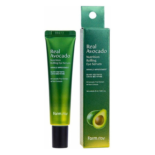 FARMSTAY Сыворотка для кожи вокруг глаз с маслом авокадо AVOCADO ROLLING EYE SERUM REAL