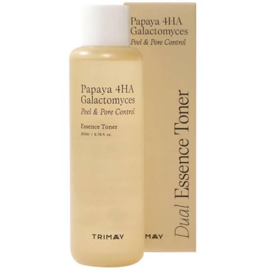 TRIMAY Тонер-эссенция с папайей и галактомисисом Papaya 4HA Galactomyces Peel & Pore Control Toner, 200 мл