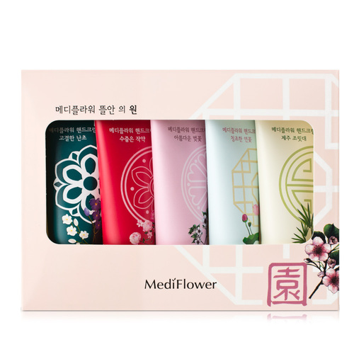 MediFlower Подарочный набор кремов для рук "Сад у дома" - The Garden in a House Hand Cream, 5*50г