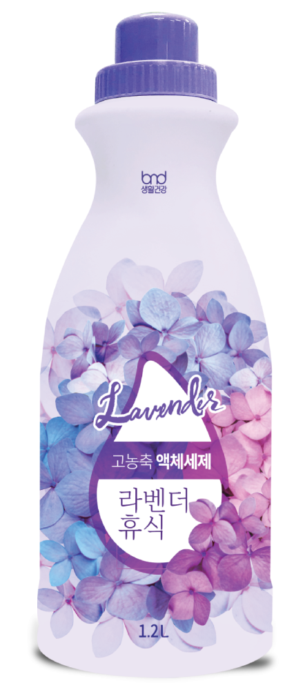 B&D Концентрат для стирки жидкий АРОМАТ ЛАВАНДЫ High Enrichment Liquid Lavender Detergent, 1,2 л