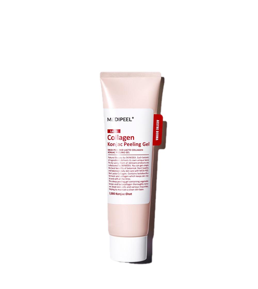 MEDI-PEEL Пилинг-скатка с лактобактериями и коллагеном Red Lacto Collagen Konjac Peeling Gel, 95мл